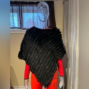 Dino Gaspari Fur cape/poncho